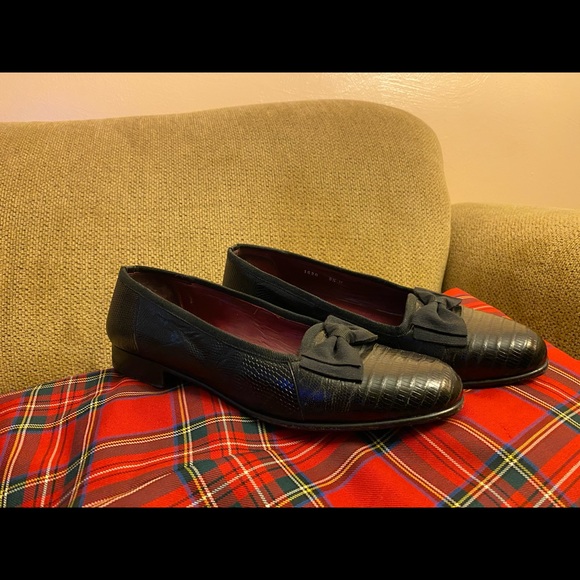 Cole•Haan Carnegie Classic Black Lizard Formal main image 5